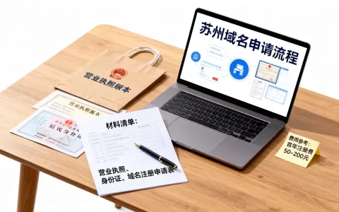 苏州域名申请要准备什么材料，需要多少钱？