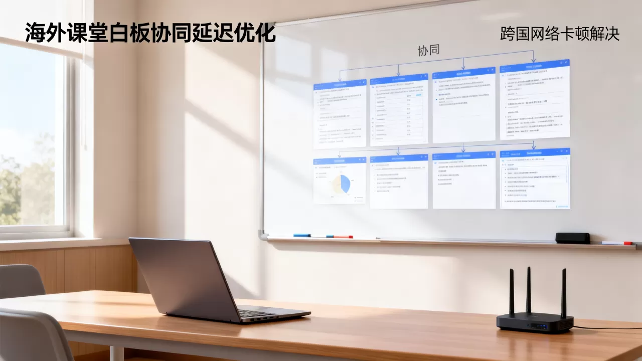 海外课堂白板协同延迟如何优化,跨国网络卡顿怎么解决? 海外课堂白板协同延迟如何优化,跨国网络卡顿怎么解决?