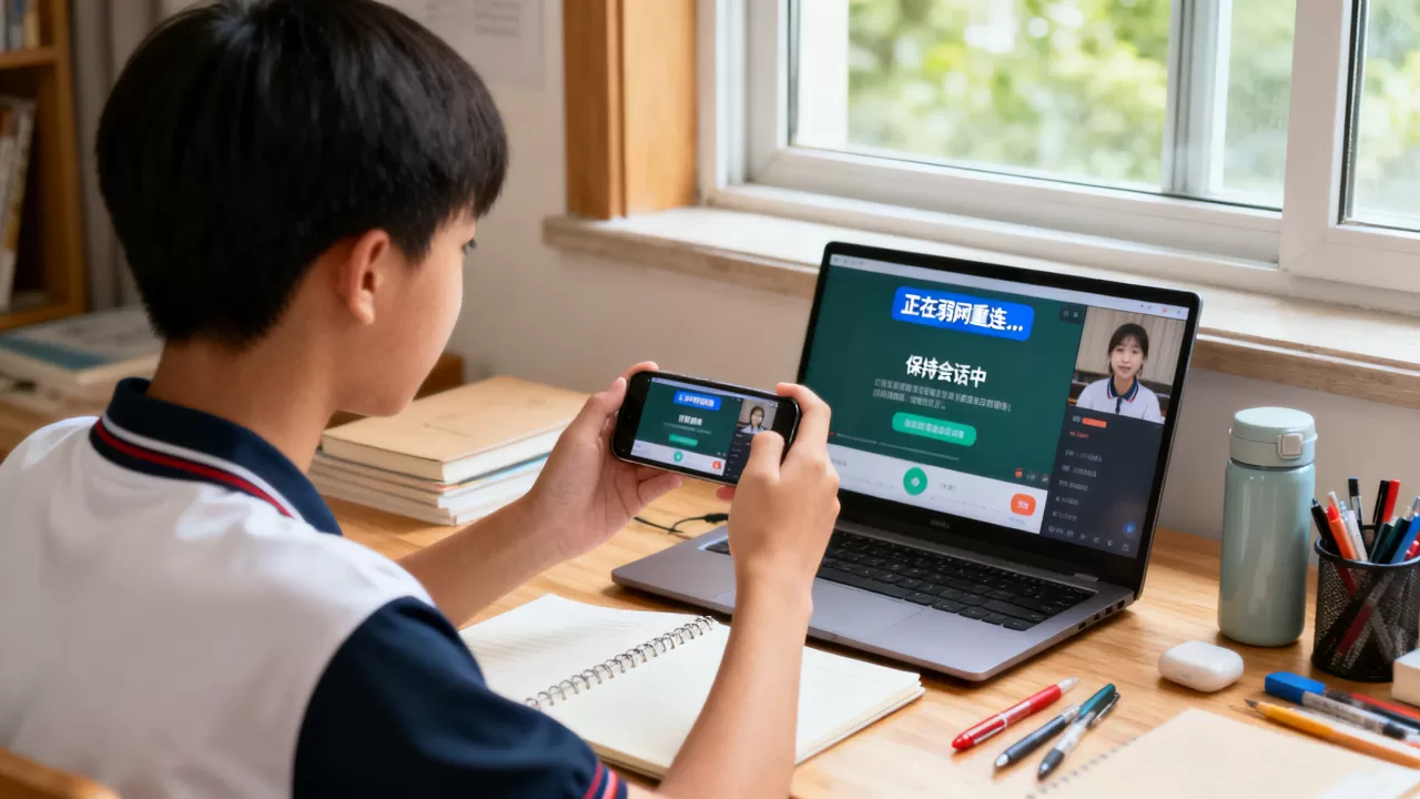 直播课弱网重连如何保持学生会话?,什么是弱网重连机制? 直播课弱网重连如何保持学生会话?,什么是弱网重连机制?