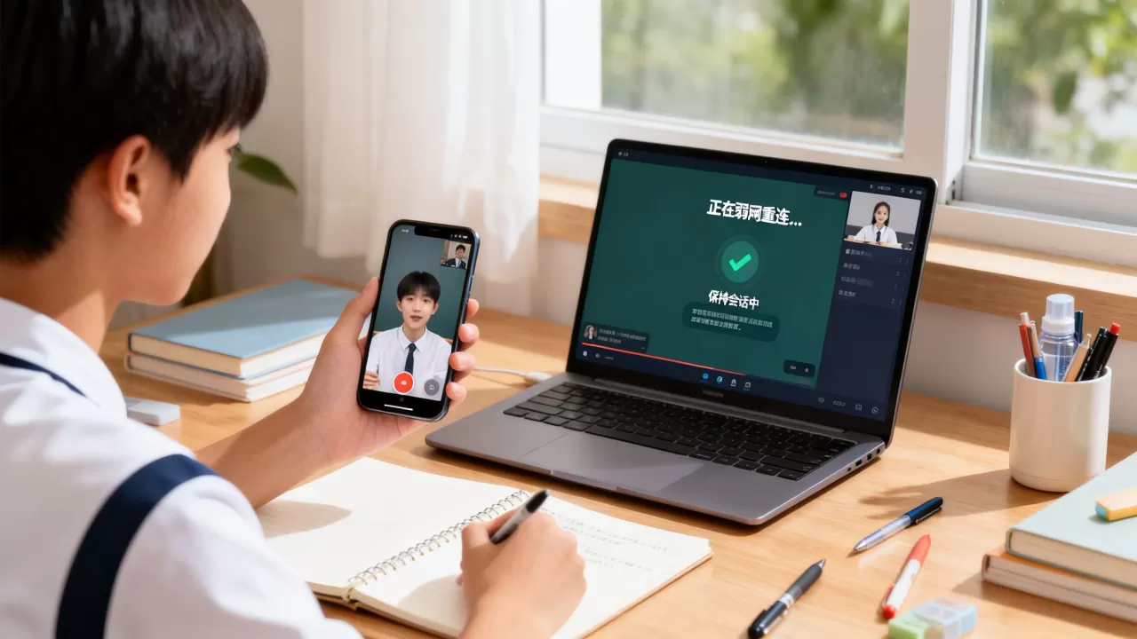 直播课弱网重连如何保持学生会话?,什么是弱网重连机制? 直播课弱网重连如何保持学生会话?,什么是弱网重连机制?