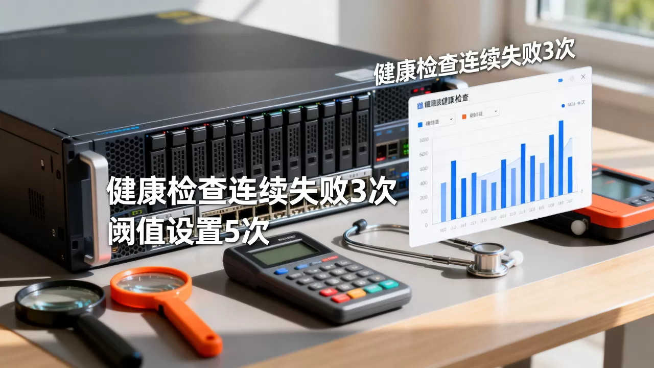 健康检查连续失败几次才摘掉后端,阈值设置多少合适? 健康检查连续失败几次才摘掉后端,阈值设置多少合适?