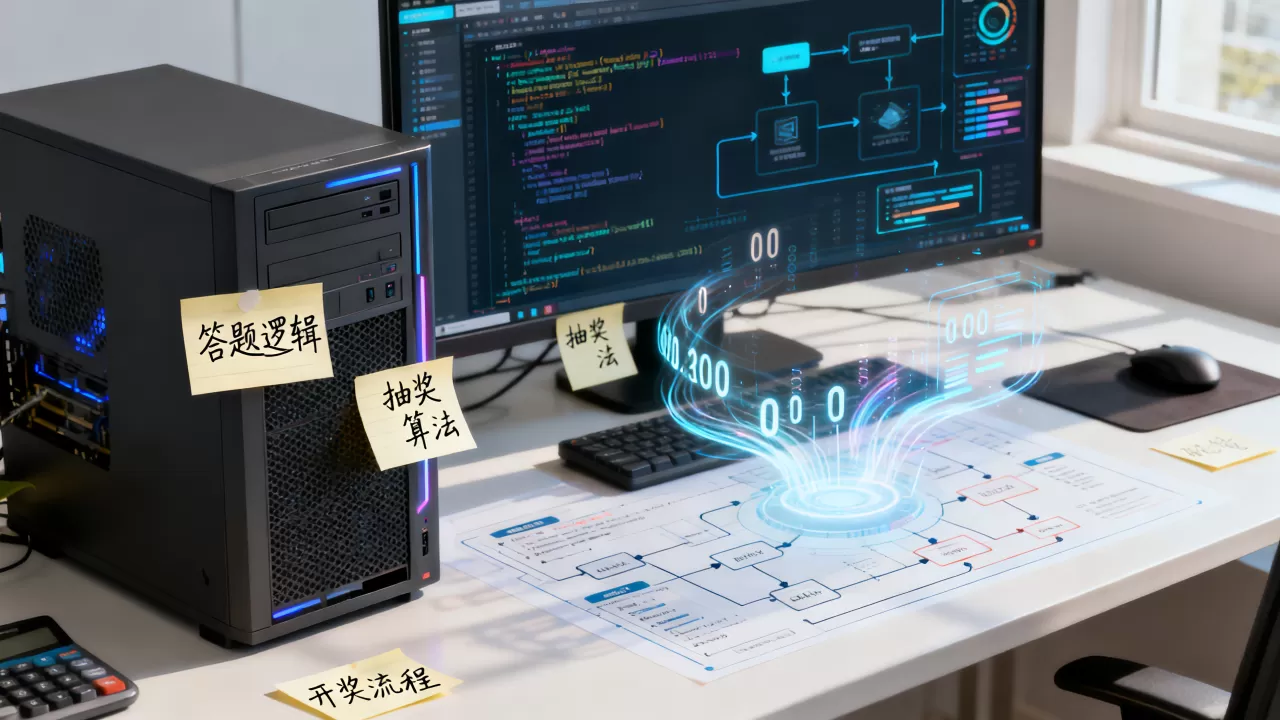 直播课答题抽奖实时开奖的服务端逻辑 直播课答题抽奖实时开奖的服务端逻辑