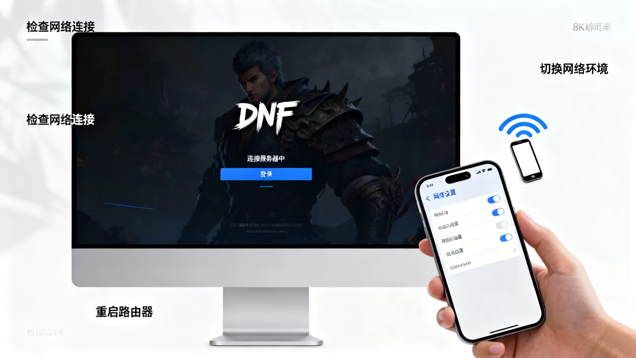 DNF登录一直连接服务器怎么办,连接超时如何快速解决 DNF登录一直连接服务器怎么办,连接超时如何快速解决