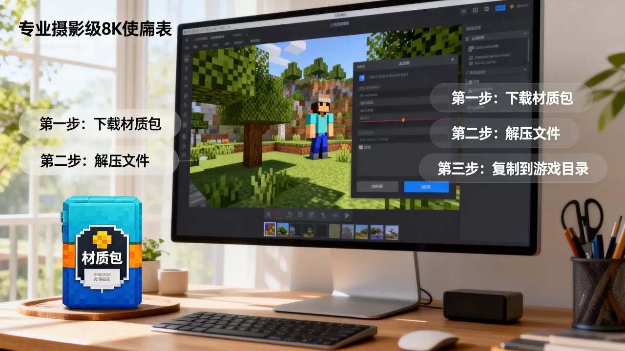 我的世界ec服务器材质包怎么装,材质包安装教程? 我的世界ec服务器材质包怎么装,材质包安装教程?