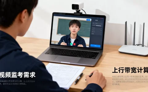 线上模考视频监考需要多少上行带宽，上行带宽怎么算？