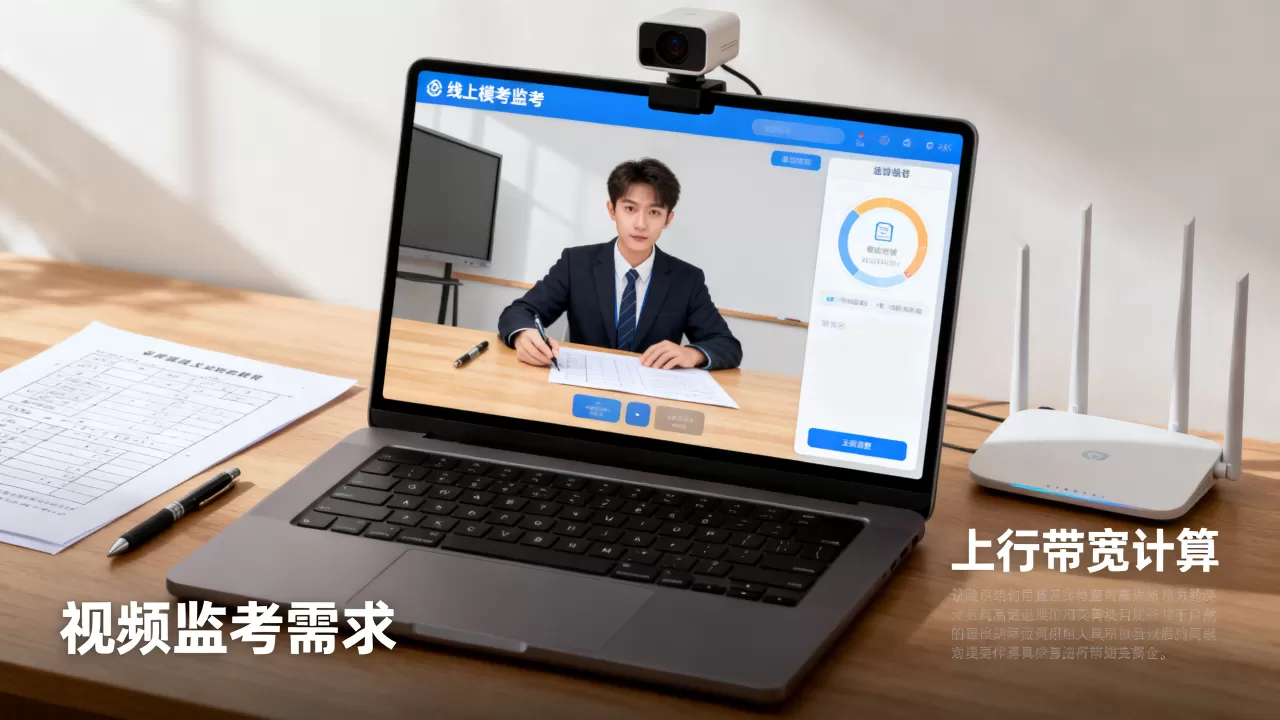 线上模考视频监考需要多少上行带宽,上行带宽怎么算? 线上模考视频监考需要多少上行带宽,上行带宽怎么算?