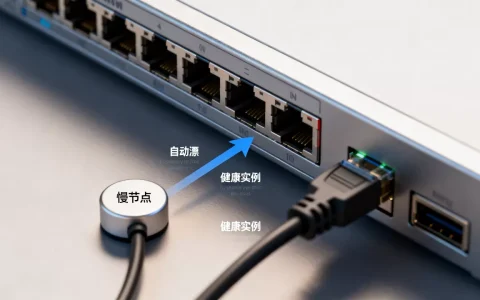 慢节点被探测到后流量自动漂移到健康实例