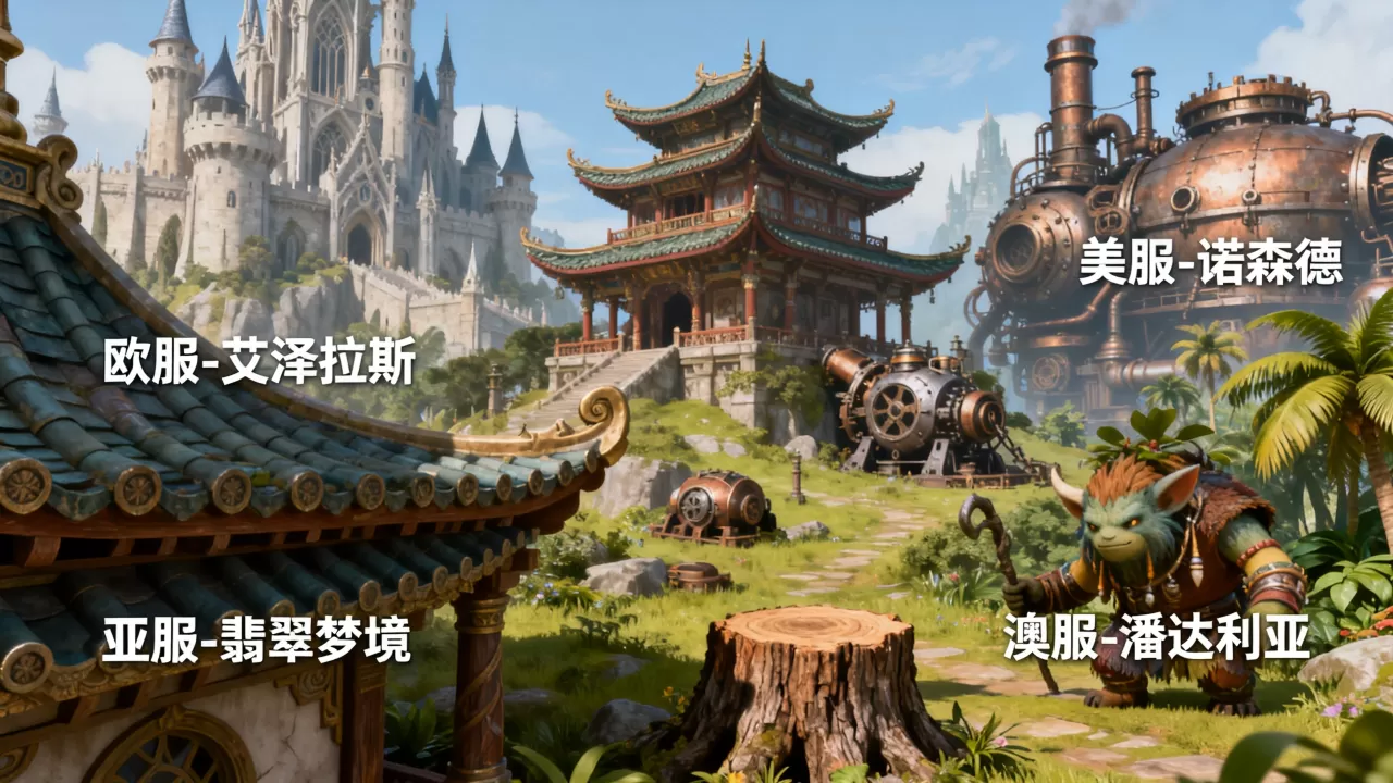 原神全球有哪些服务器 原神全球有哪些服务器