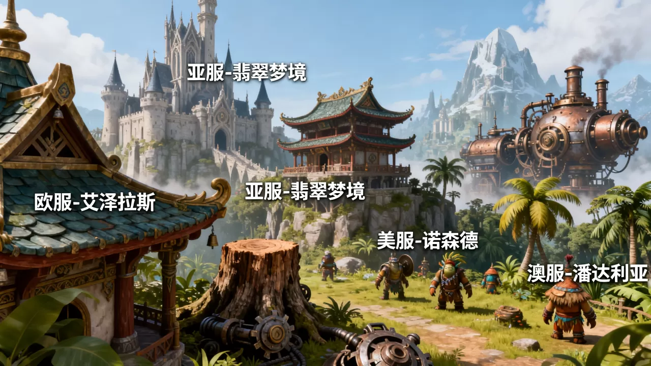 原神全球有哪些服务器 原神全球有哪些服务器