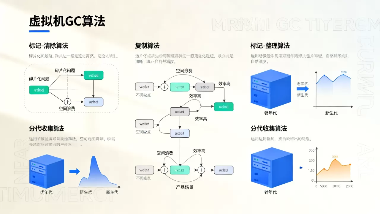 虚拟机gc算法有哪些?优缺点及适用场景是什么? 虚拟机gc算法有哪些?优缺点及适用场景是什么?