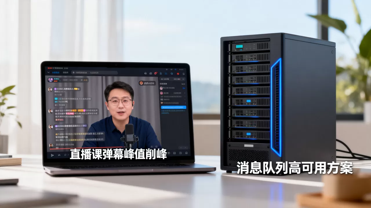 直播课弹幕峰值如何削峰?,消息队列有哪些高可用方案 直播课弹幕峰值如何削峰?,消息队列有哪些高可用方案