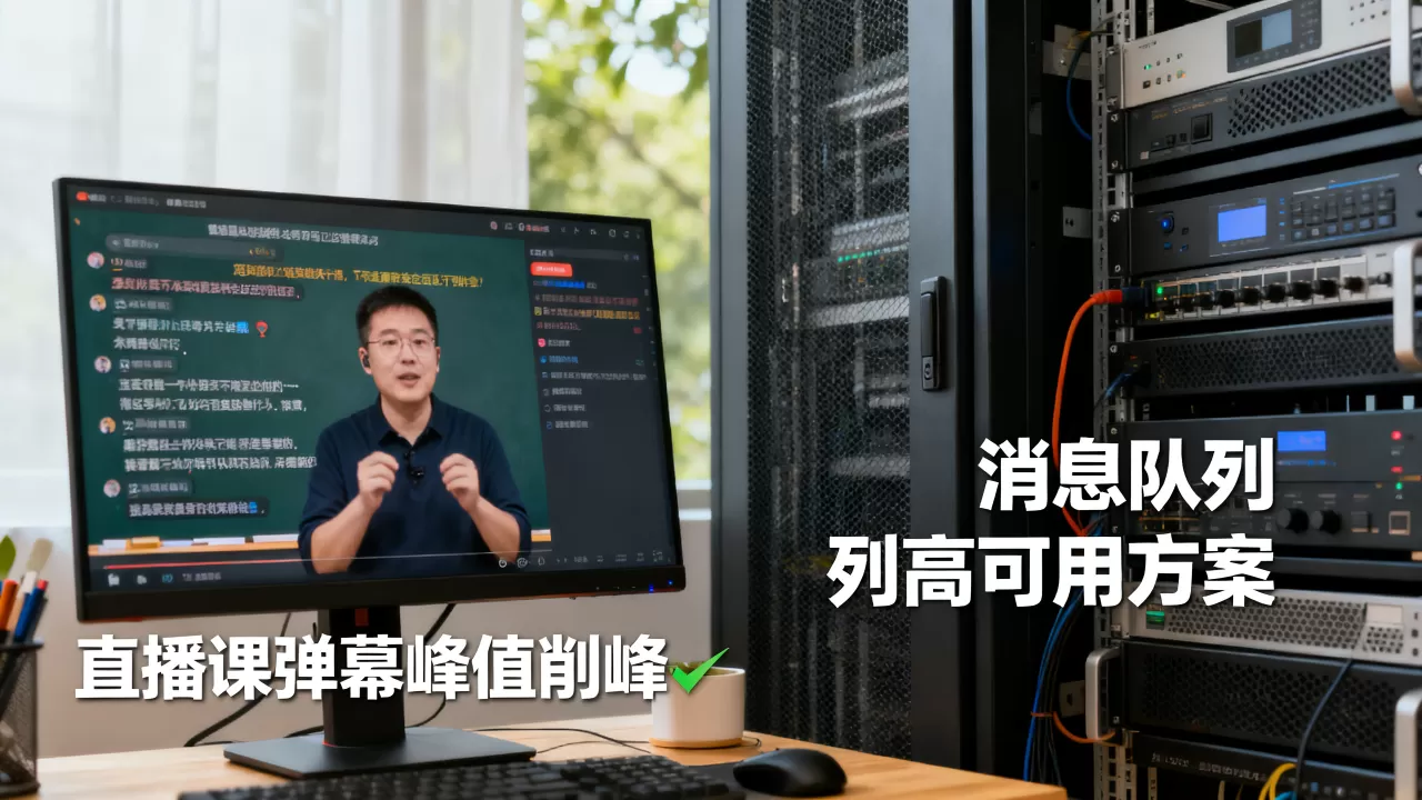 直播课弹幕峰值如何削峰?,消息队列有哪些高可用方案 直播课弹幕峰值如何削峰?,消息队列有哪些高可用方案