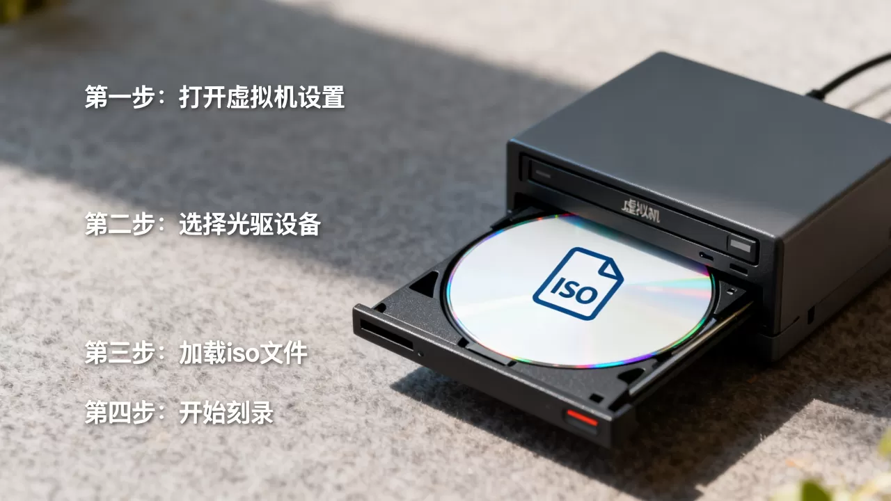 虚拟机光驱如何刻录iso文件?,详细操作步骤是什么 虚拟机光驱如何刻录iso文件?,详细操作步骤是什么