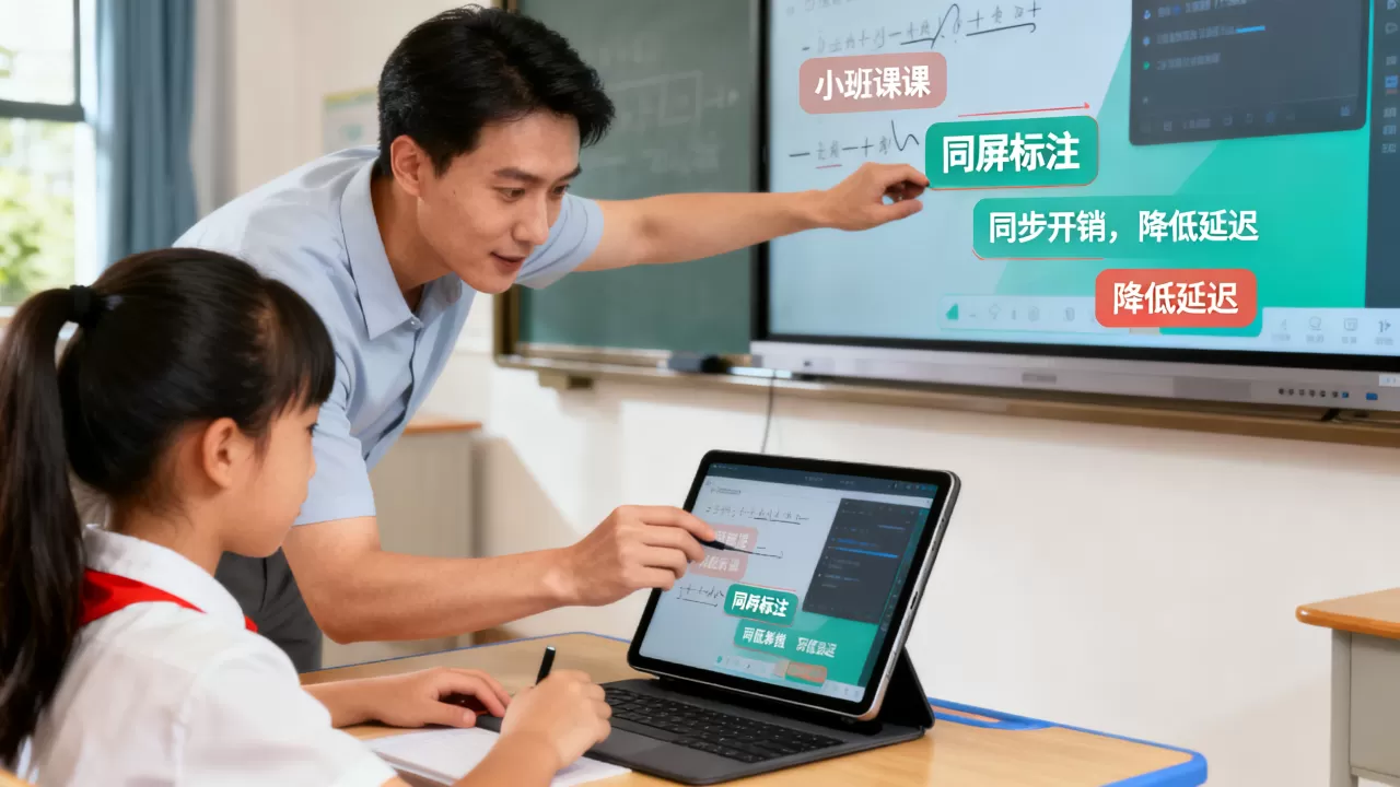 小班课同屏标注同步开销大不大,如何降低延迟 小班课同屏标注同步开销大不大,如何降低延迟