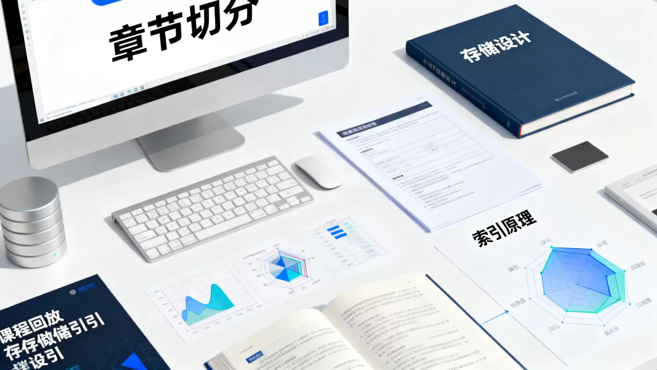 课程回放按章节切分的存储与索引怎么设计,实现原理是什么 课程回放按章节切分的存储与索引怎么设计,实现原理是什么