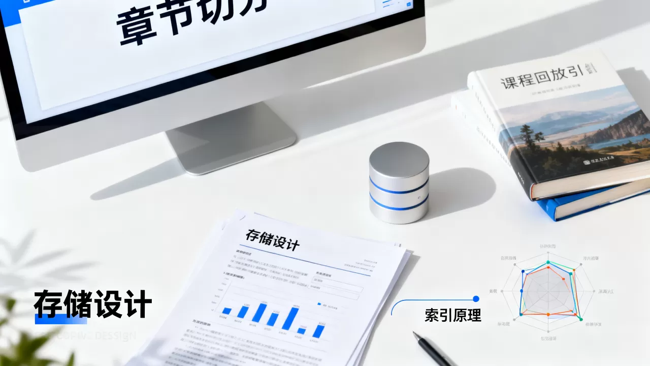 课程回放按章节切分的存储与索引怎么设计,实现原理是什么 课程回放按章节切分的存储与索引怎么设计,实现原理是什么