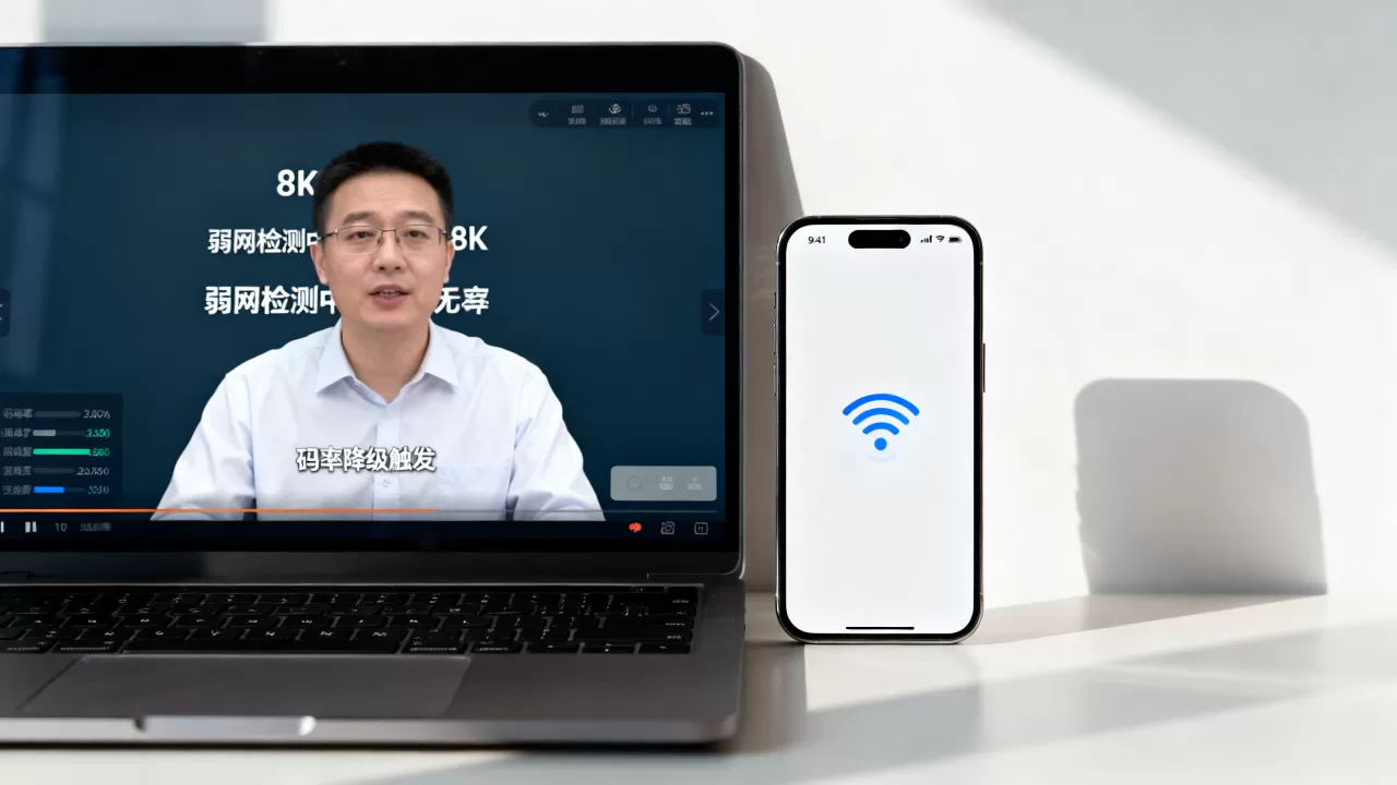 直播课弱网卡顿时的码率降级触发条件 直播课弱网卡顿时的码率降级触发条件