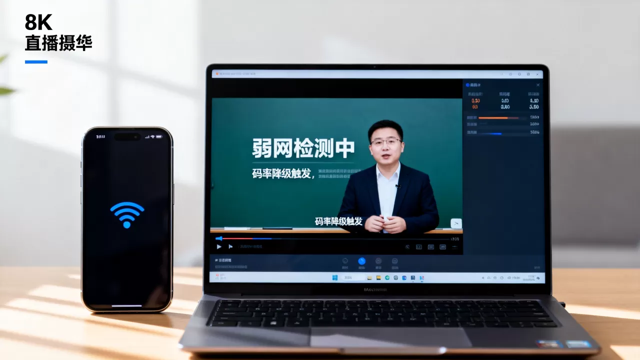 直播课弱网卡顿时的码率降级触发条件 直播课弱网卡顿时的码率降级触发条件