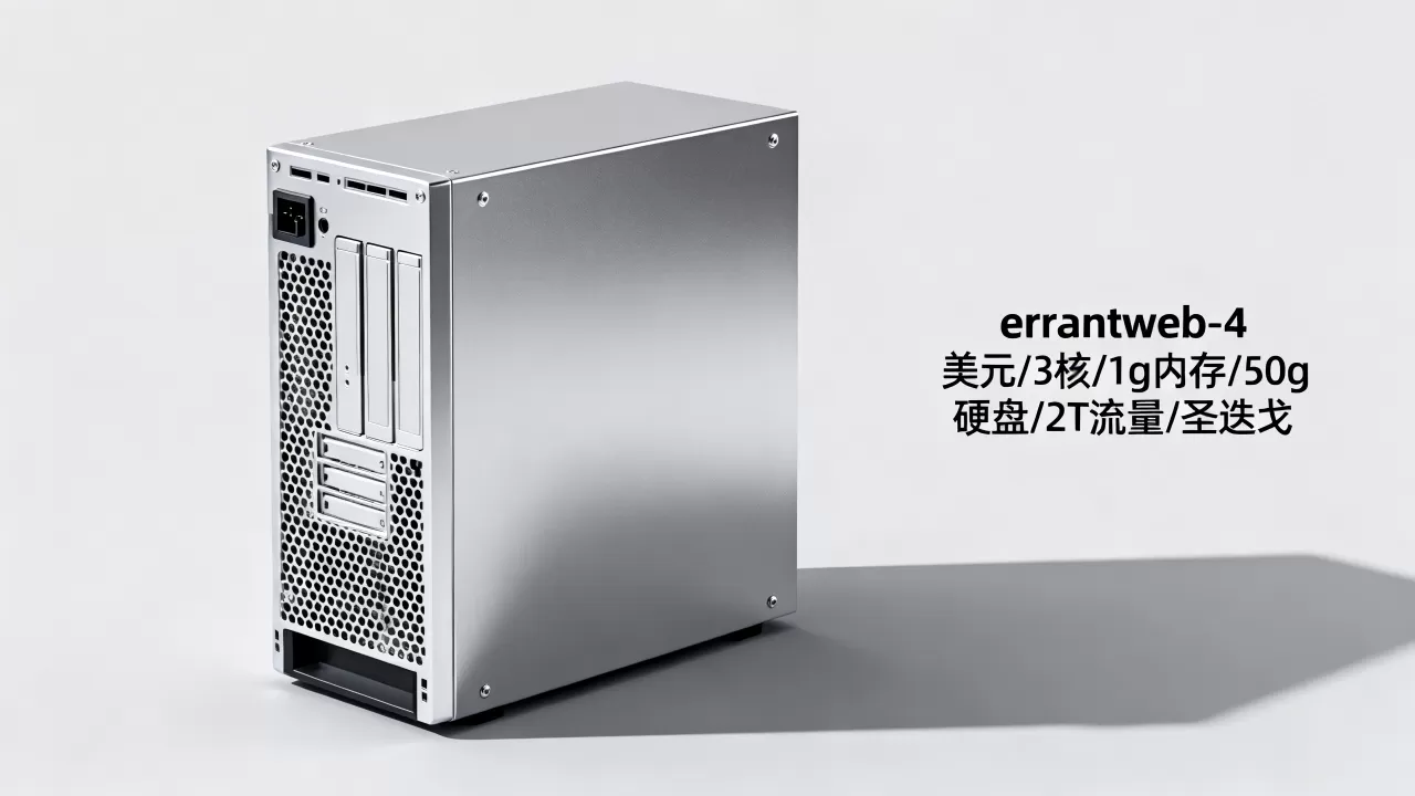 errantweb-4美元/3核/1g内存/50g硬盘/2T流量/圣迭戈 errantweb-4美元/3核/1g内存/50g硬盘/2T流量/圣迭戈