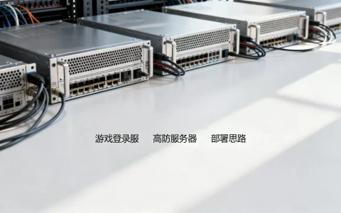 游戏登录服搭配高防服务器的部署思路