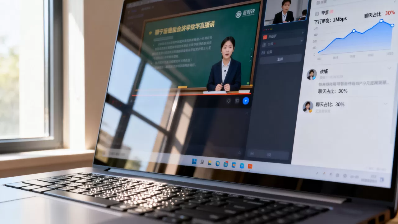直播课聊天和课件下行带宽怎么配比,带宽多少合适? 直播课聊天和课件下行带宽怎么配比,带宽多少合适?