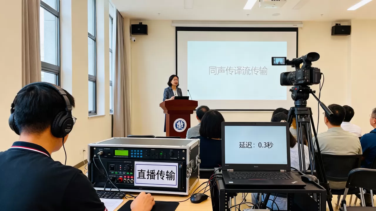 跨国学术讲座直播的同声传译流传输如何实现?,传输延迟高怎么办 跨国学术讲座直播的同声传译流传输如何实现?,传输延迟高怎么办