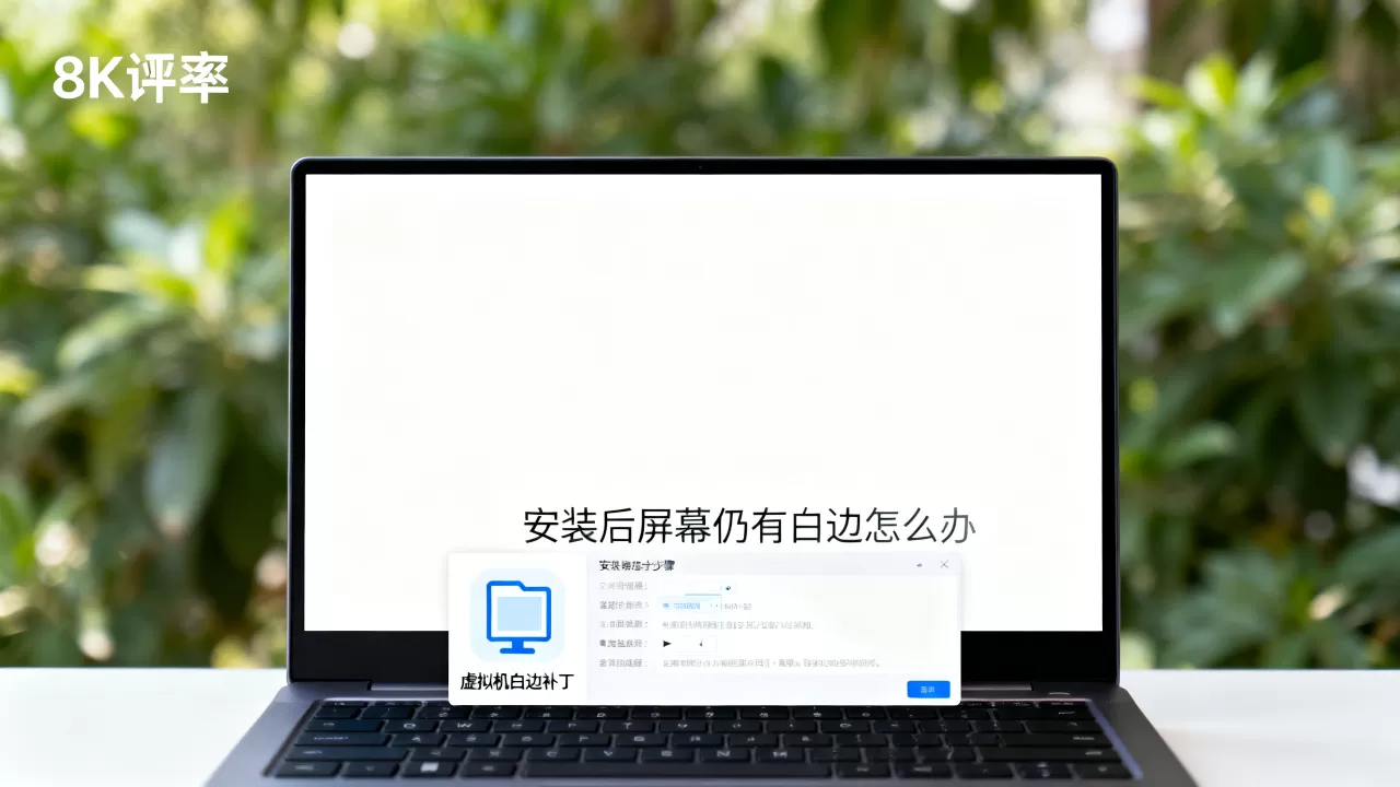 虚拟机白边补丁是什么?,安装后屏幕仍有白边怎么办 虚拟机白边补丁是什么?,安装后屏幕仍有白边怎么办