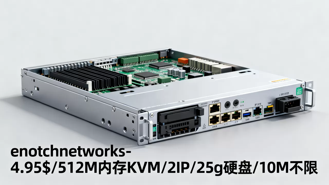 enotchnetworks-4.95$/512M内存KVM/2IP/25g硬盘/10M不限 enotchnetworks-4.95$/512M内存KVM/2IP/25g硬盘/10M不限
