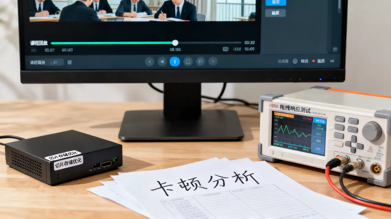课程回放切片存储与随机拖拽响应如何优化?,播放卡顿怎么回事 课程回放切片存储与随机拖拽响应如何优化?,播放卡顿怎么回事