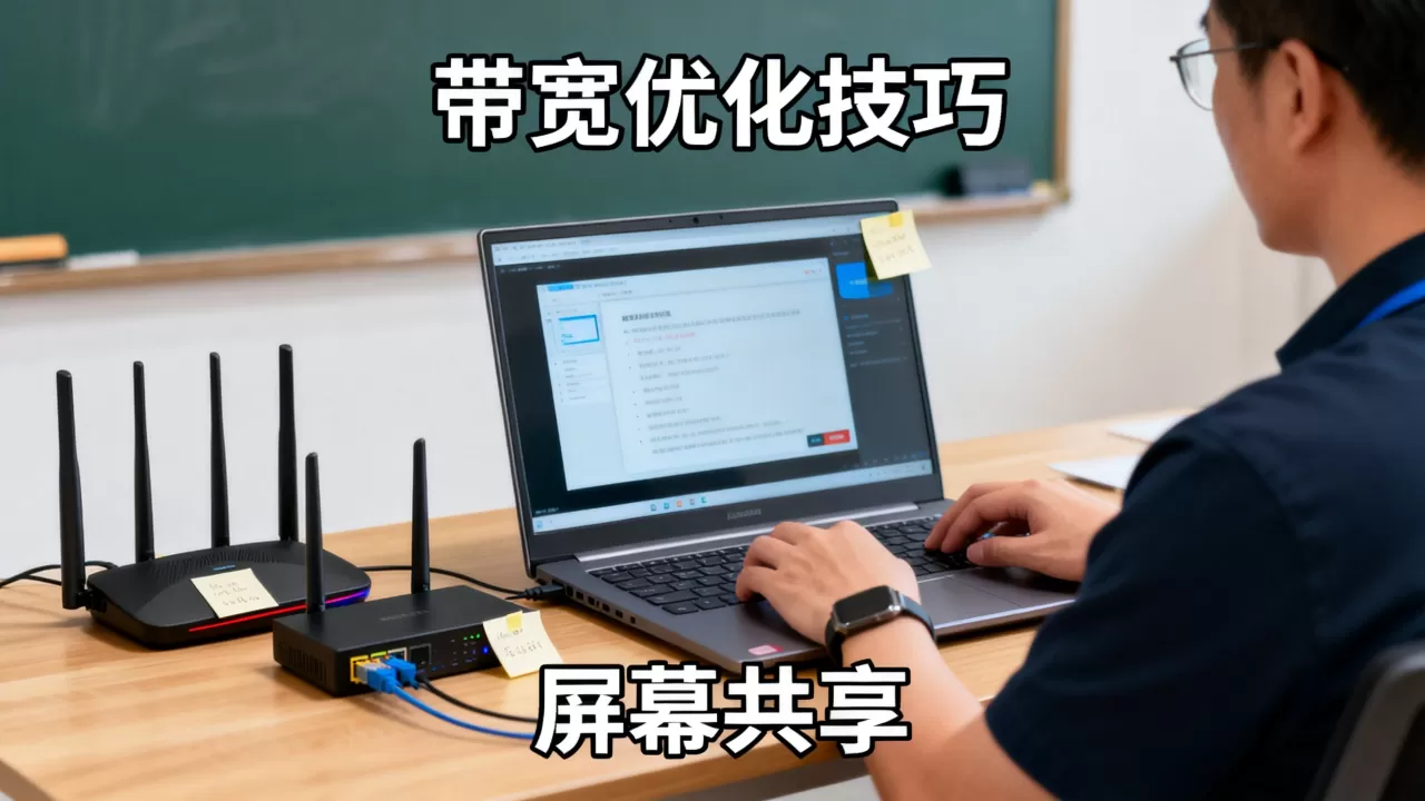 跨境课堂共享屏幕带宽占用如何控制?,屏幕共享带宽优化技巧 跨境课堂共享屏幕带宽占用如何控制?,屏幕共享带宽优化技巧