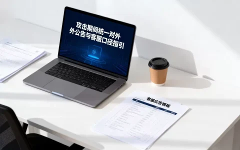 攻击期间如何统一对外公告与客服口径？，怎么办