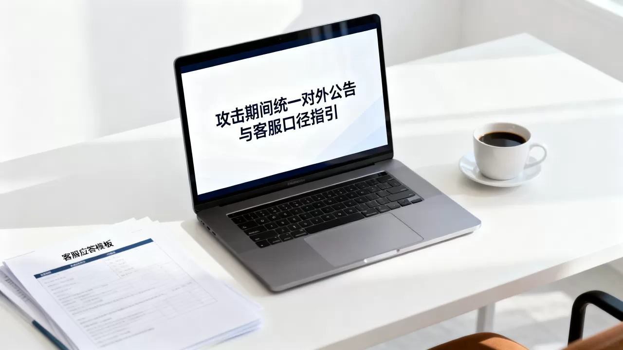 攻击期间如何统一对外公告与客服口径?,怎么办 攻击期间如何统一对外公告与客服口径?,怎么办