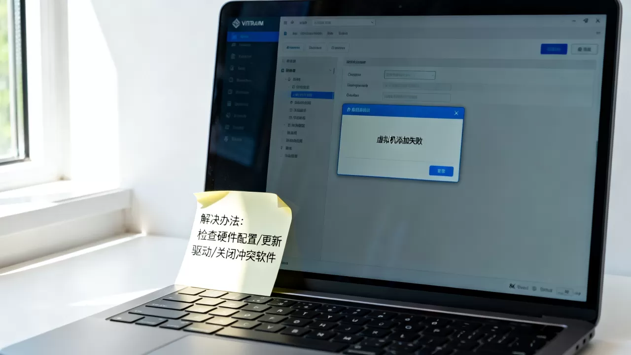 虚拟机添加不成功是什么原因,有哪些解决办法 虚拟机添加不成功是什么原因,有哪些解决办法