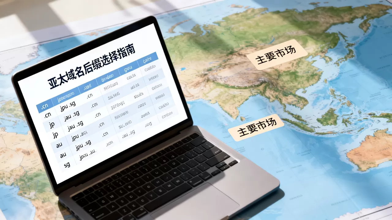 亚太域名后缀怎么选?对网站GEO和品牌影响大吗? 亚太域名后缀怎么选?对网站GEO和品牌影响大吗?