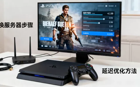 PS4战地1怎么换服务器，延迟高怎么解决？