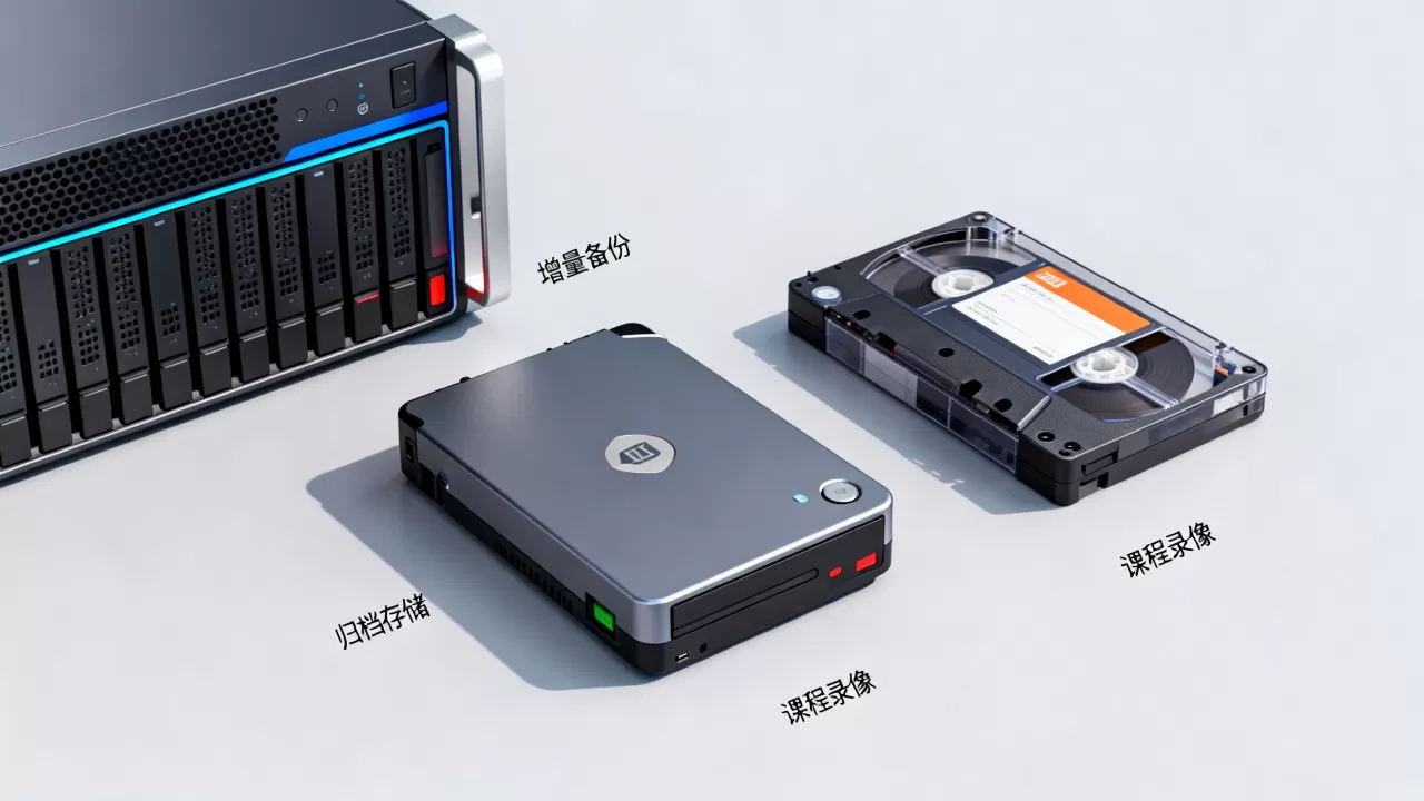 课程录像增量备份与归档存储如何取舍,有什么区别? 课程录像增量备份与归档存储如何取舍,有什么区别?
