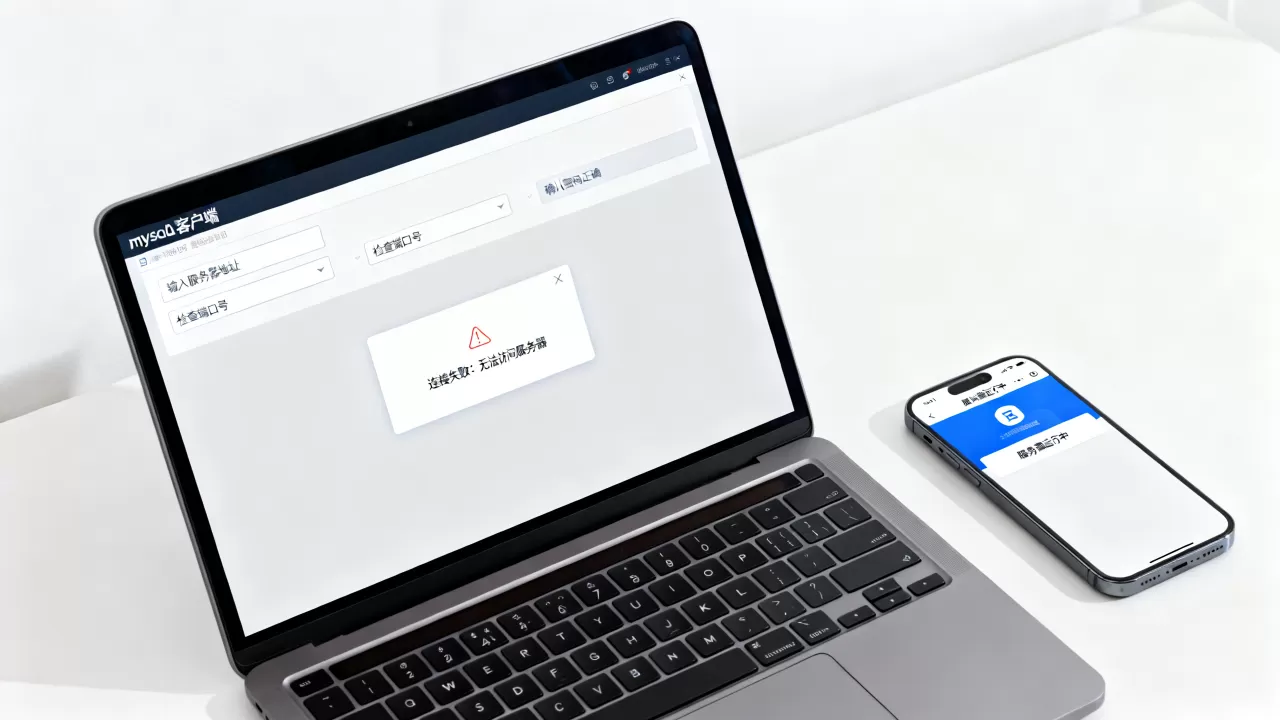 如何用mysql客户端连接数据库服务器,连接失败怎么办? 如何用mysql客户端连接数据库服务器,连接失败怎么办?