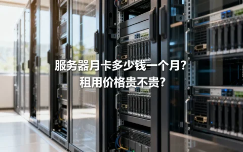 服务器月卡多少钱一个月？租用价格贵不贵？