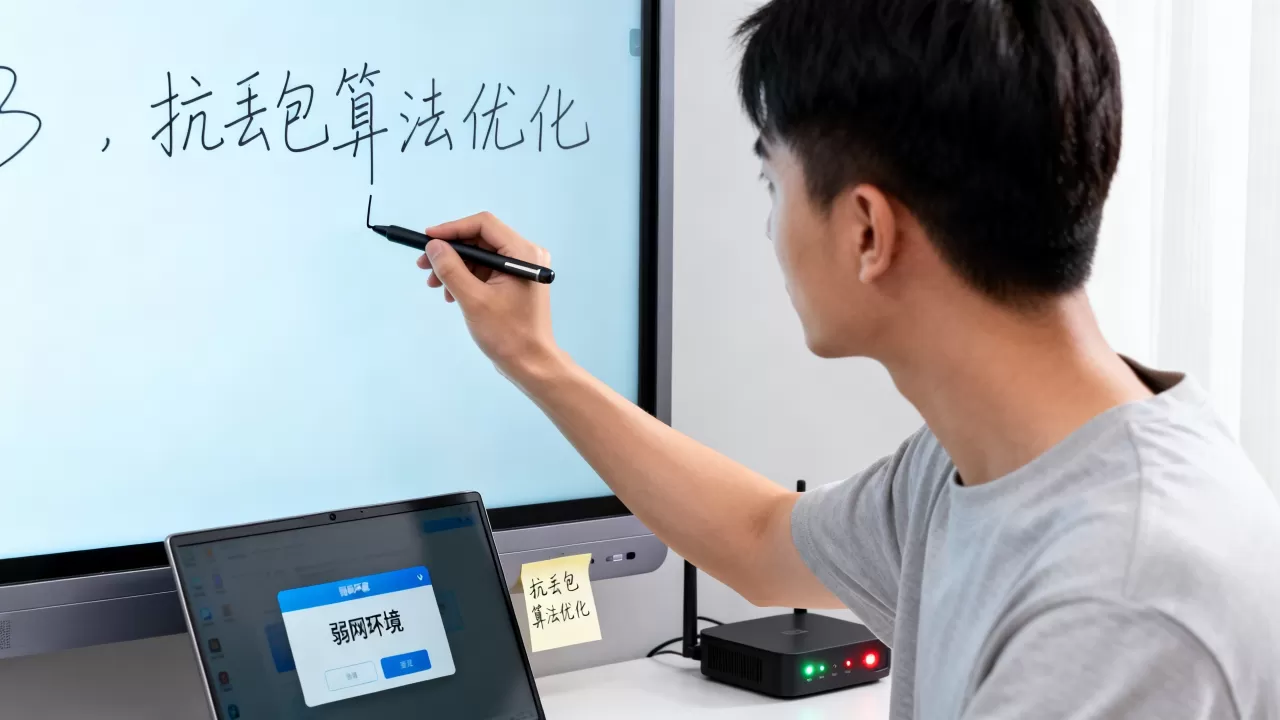 互动白板笔迹同步弱网下如何抗丢包,什么方法最有效? 互动白板笔迹同步弱网下如何抗丢包,什么方法最有效?