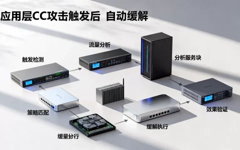 应用层CC攻击触发后自动缓解流程如何设计？，有哪些步骤？