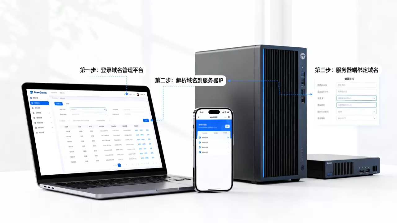 新手怎么把域名绑定到服务器,详细操作步骤有哪些? 新手怎么把域名绑定到服务器,详细操作步骤有哪些?