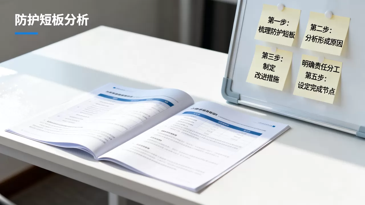 复盘后发现防护短板如何形成改进清单,有哪些具体步骤? 复盘后发现防护短板如何形成改进清单,有哪些具体步骤?
