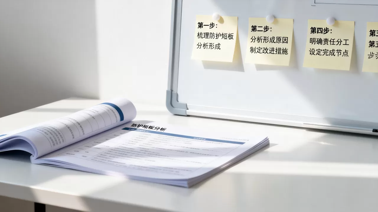 复盘后发现防护短板如何形成改进清单,有哪些具体步骤? 复盘后发现防护短板如何形成改进清单,有哪些具体步骤?