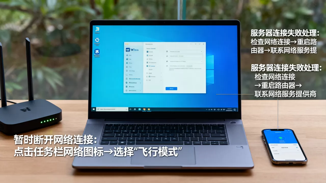 win10怎么暂时断开网络连接,服务器连接失败怎么办? win10怎么暂时断开网络连接,服务器连接失败怎么办?