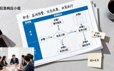 应急响应小组的职责划分与通知机制如何设计，有哪些步骤