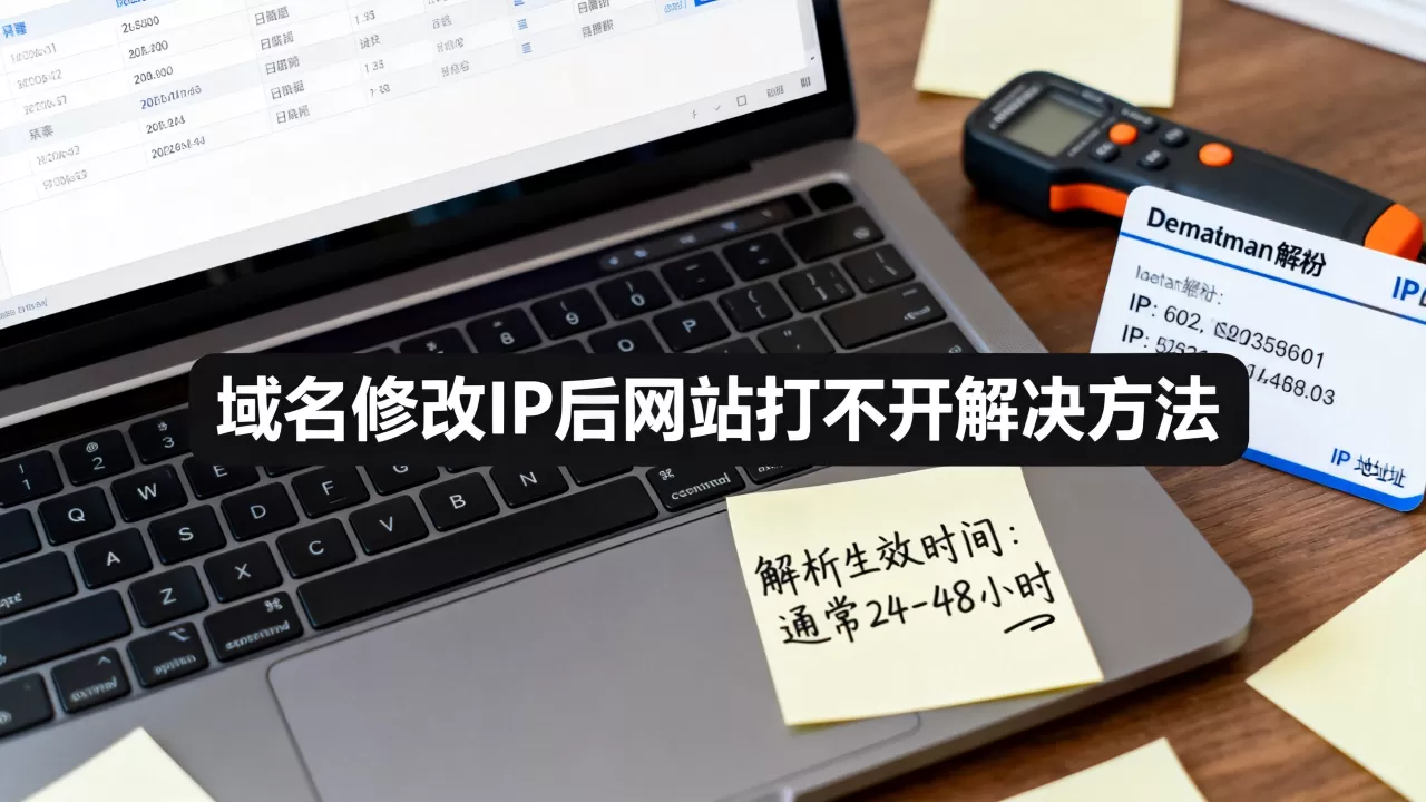 域名修改IP后网站打不开如何解决,解析生效时间多久 域名修改IP后网站打不开如何解决,解析生效时间多久