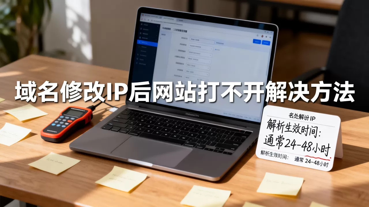 域名修改IP后网站打不开如何解决,解析生效时间多久 域名修改IP后网站打不开如何解决,解析生效时间多久