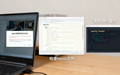 upupw设置域名后打不开怎么办，本地解析失败怎么解决？