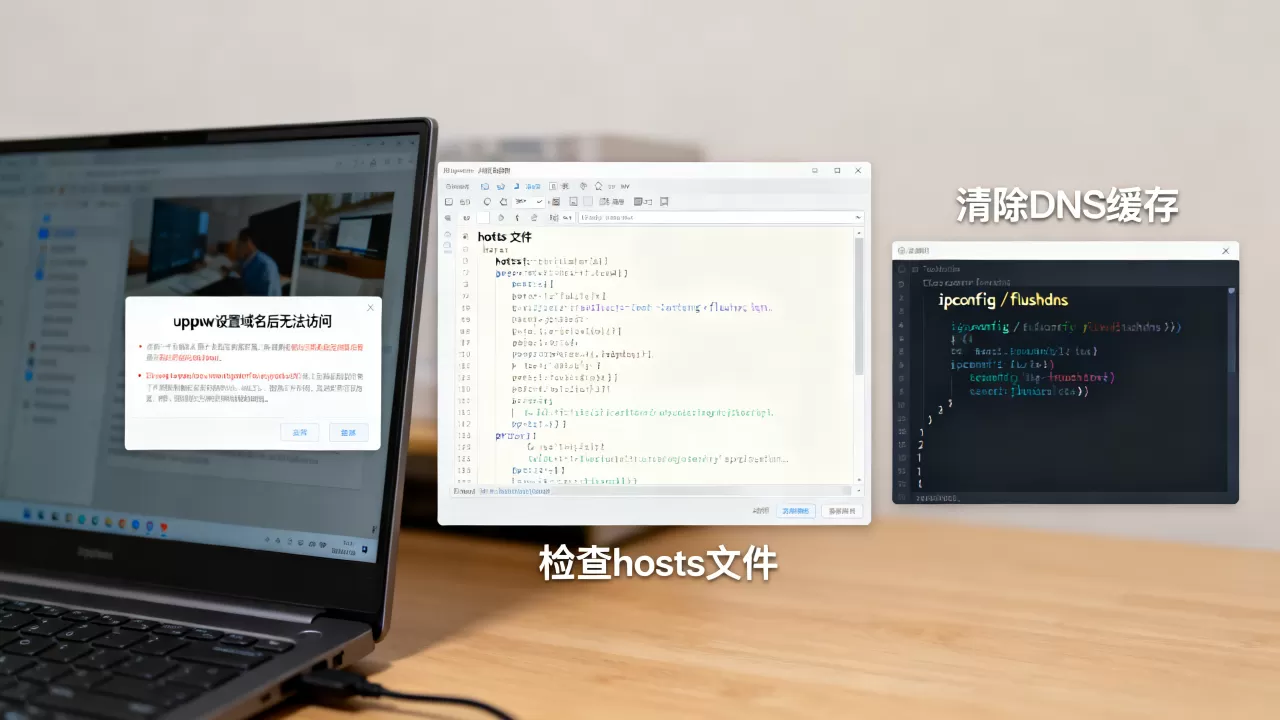 upupw设置域名后打不开怎么办,本地解析失败怎么解决? upupw设置域名后打不开怎么办,本地解析失败怎么解决?