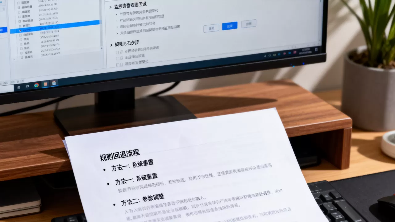 促销结束后的监控告警规则如何回退,有哪些方法? 促销结束后的监控告警规则如何回退,有哪些方法?